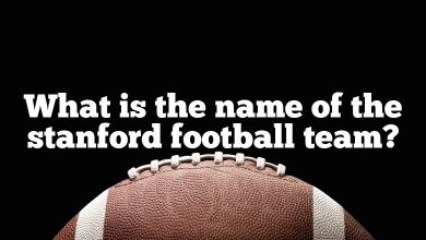 What is the name of the stanford football team?