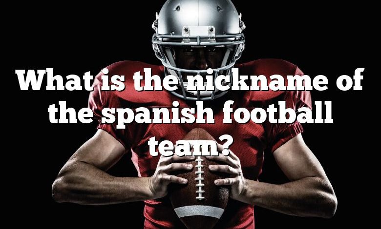 What is the nickname of the spanish football team?