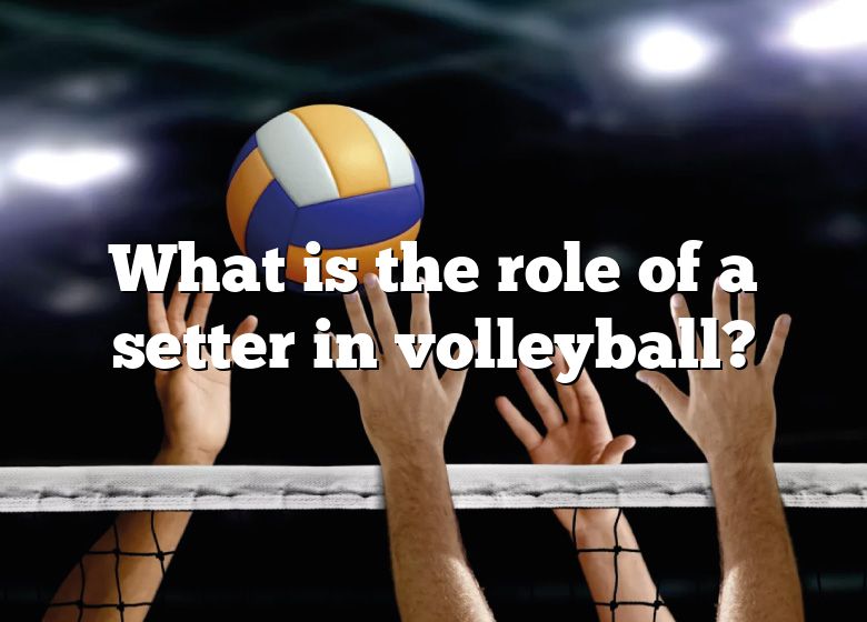 What Is The Role Of A Setter In Volleyball Dna Of Sports