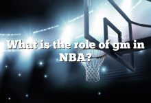 What is the role of gm in NBA?