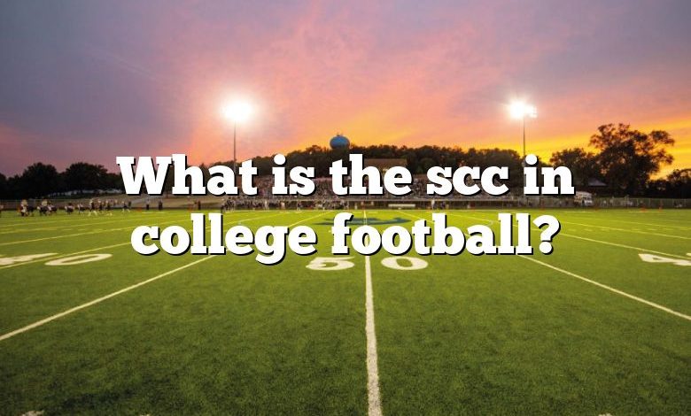 What is the scc in college football?