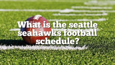 What is the seattle seahawks football schedule?