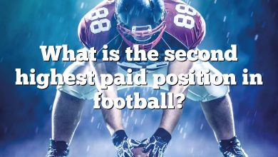 What is the second highest paid position in football?