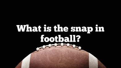 What is the snap in football?