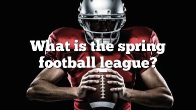 What is the spring football league?