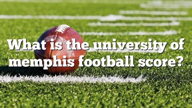 What is the university of memphis football score?