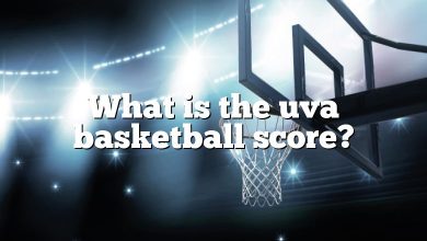 What is the uva basketball score?