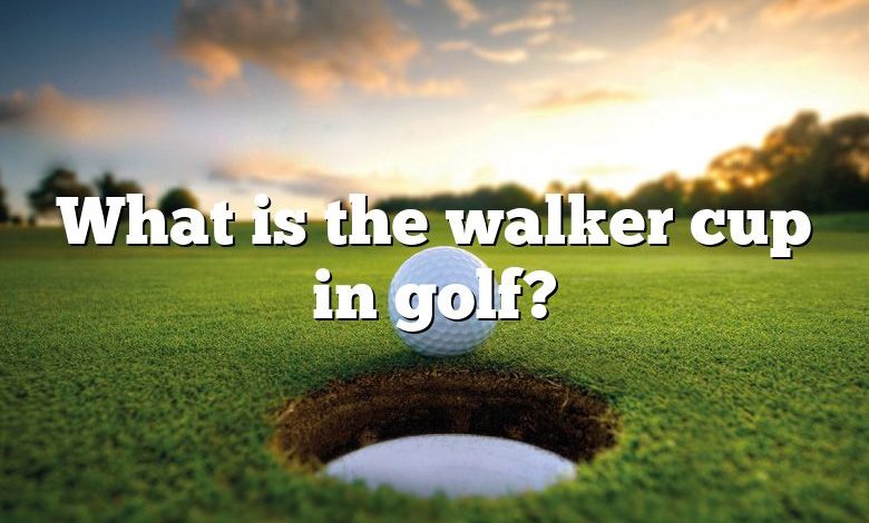 What is the walker cup in golf?