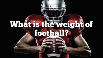 What is the weight of football?