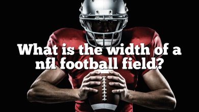 What is the width of a nfl football field?