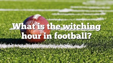 What is the witching hour in football?