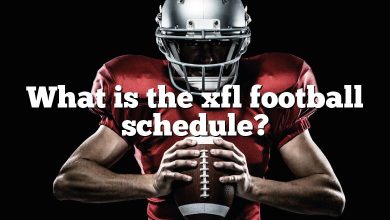 What is the xfl football schedule?