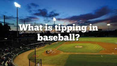 What is tipping in baseball?