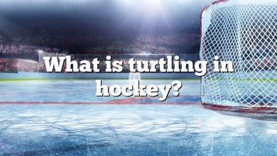 What is turtling in hockey?