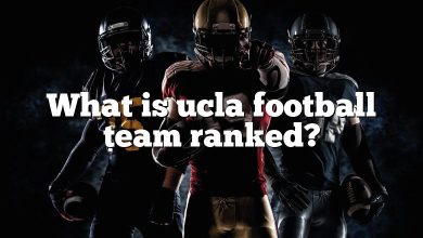 What is ucla football team ranked?