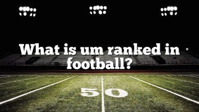 What is um ranked in football?