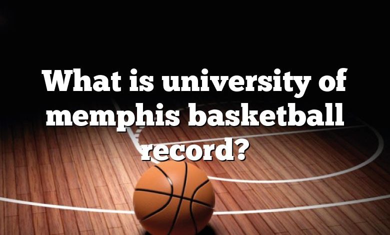 What is university of memphis basketball record?