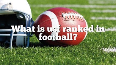 What is usf ranked in football?