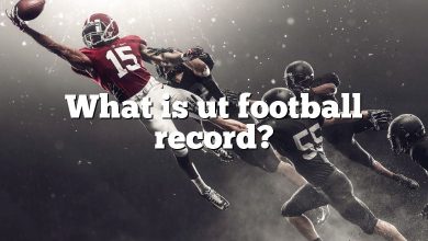 What is ut football record?