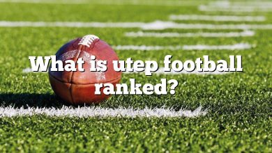 What is utep football ranked?