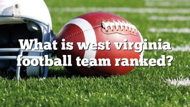 What is west virginia football team ranked?