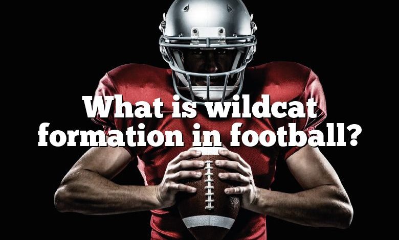 What is wildcat formation in football?