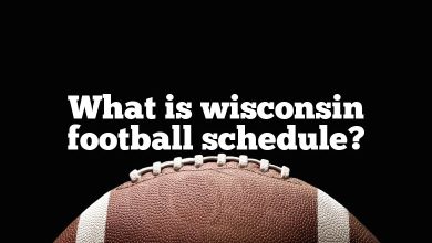 What is wisconsin football schedule?