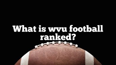 What is wvu football ranked?