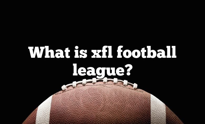 What is xfl football league?