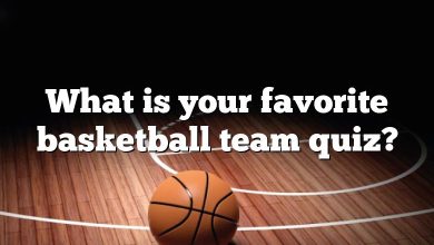 What is your favorite basketball team quiz?