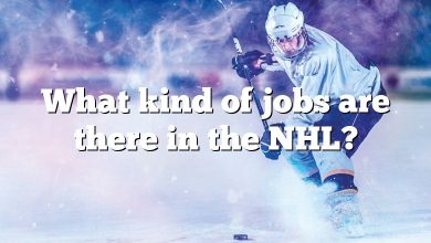 What kind of jobs are there in the NHL?