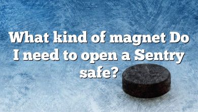 What kind of magnet Do I need to open a Sentry safe?