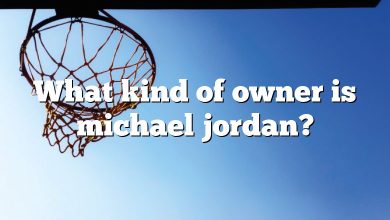What kind of owner is michael jordan?