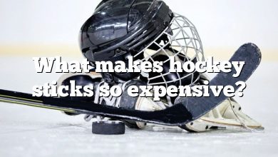 What makes hockey sticks so expensive?