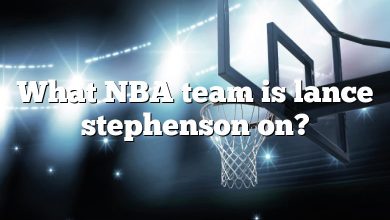 What NBA team is lance stephenson on?