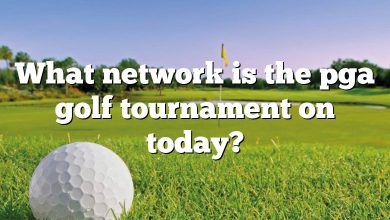 What network is the pga golf tournament on today?