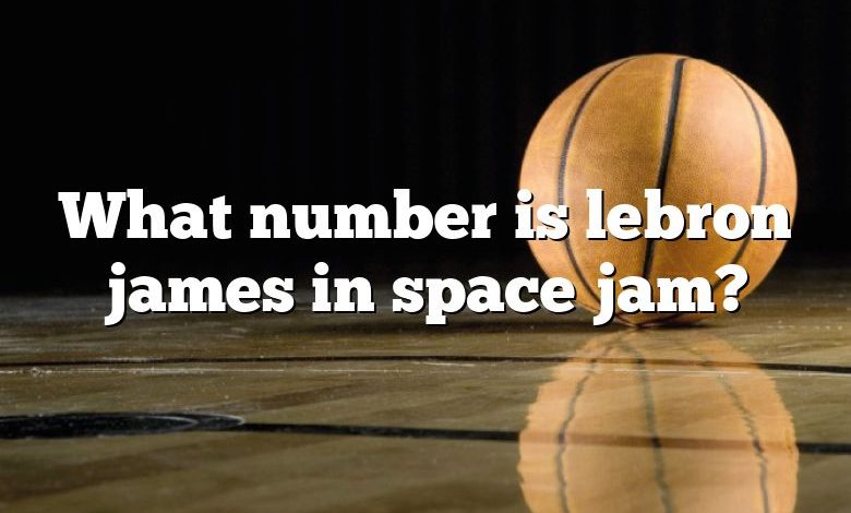 What number is lebron james in space jam?