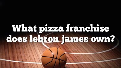 What pizza franchise does lebron james own?