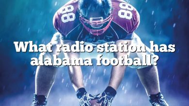 What radio station has alabama football?