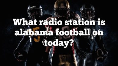 What radio station is alabama football on today?