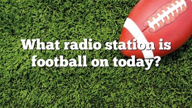 What radio station is football on today?