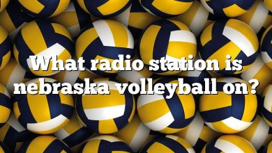 What radio station is nebraska volleyball on?