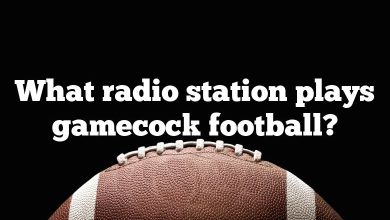 What radio station plays gamecock football?