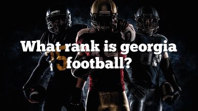 What rank is georgia football?