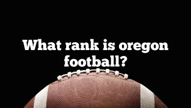 What rank is oregon football?