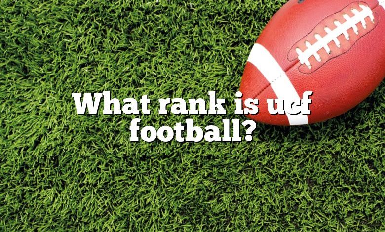 What rank is ucf football?