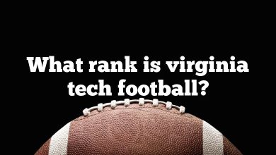 What rank is virginia tech football?