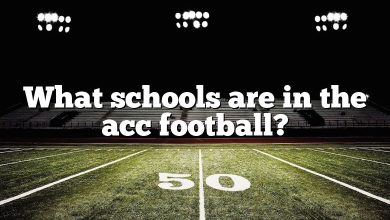 What schools are in the acc football?