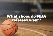 What shoes do NBA referees wear?