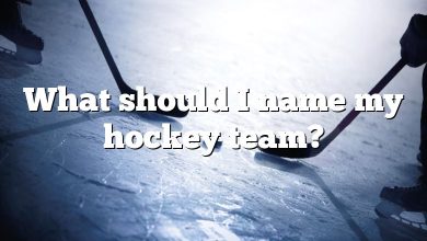 What should I name my hockey team?